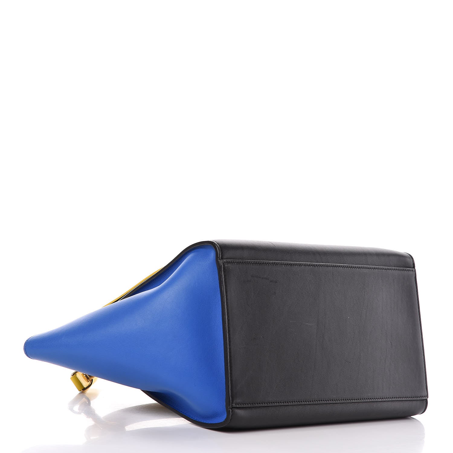 Celine Smooth Calfskin Tri-color Small Trapeze Sunflower 4 of 21