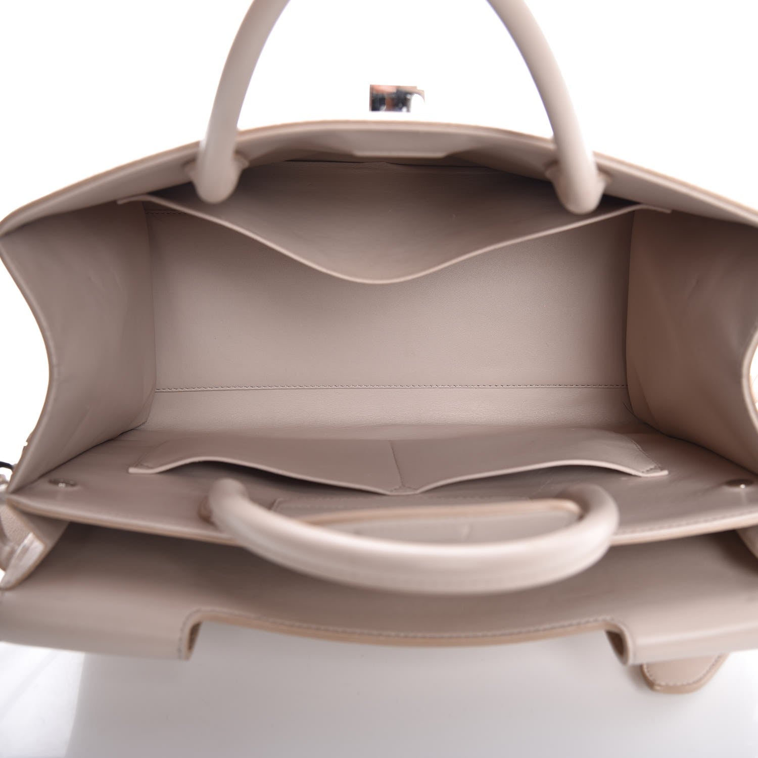 Christian Dior Grained Calfskin Medium Diorever Flap Tapioca 6 of 8