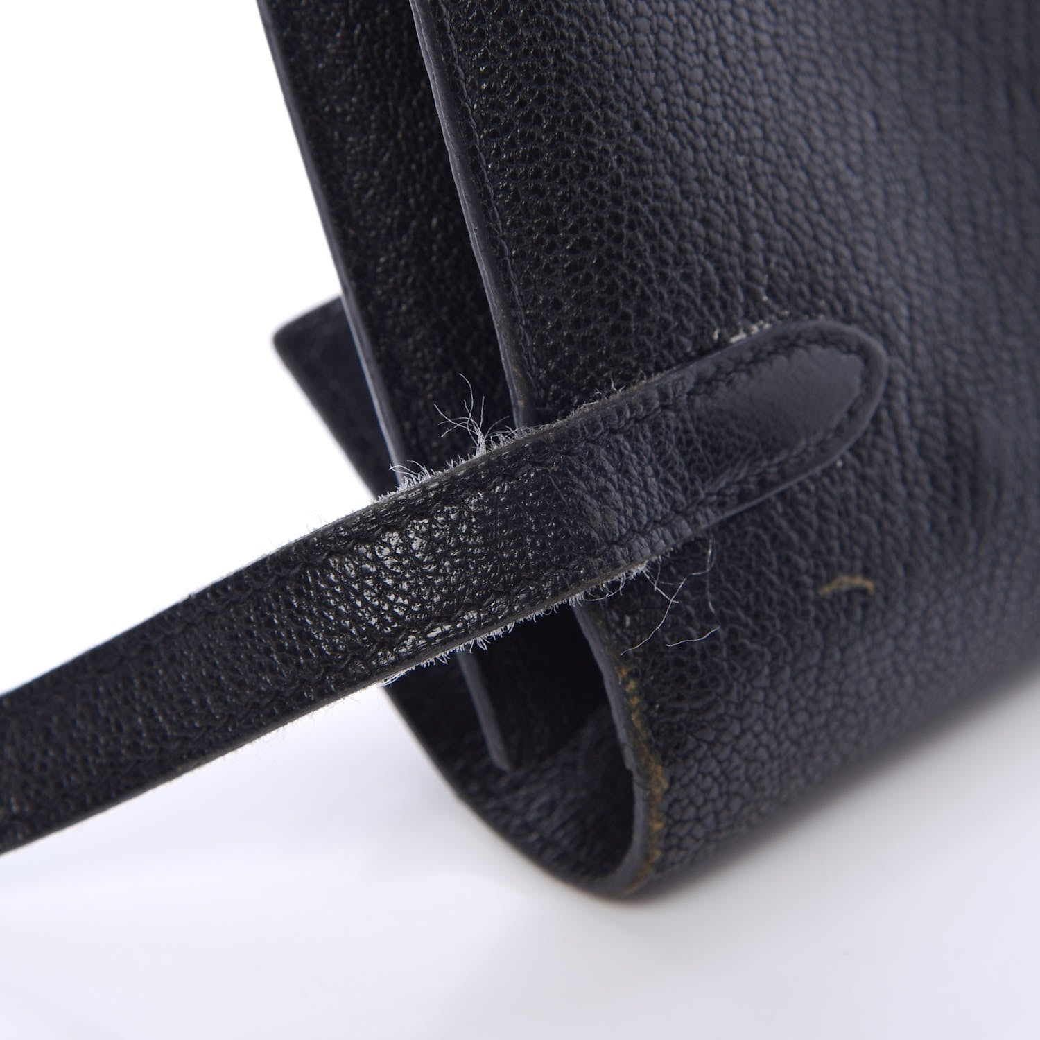 Hermes Chevre Mysore Kelly Longue Wallet Black 13 of 16