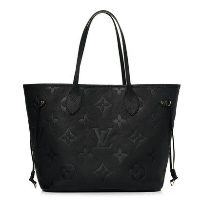 Louis Vuitton Empreinte Monogram Giant Neverfull MM Black 1 of 10