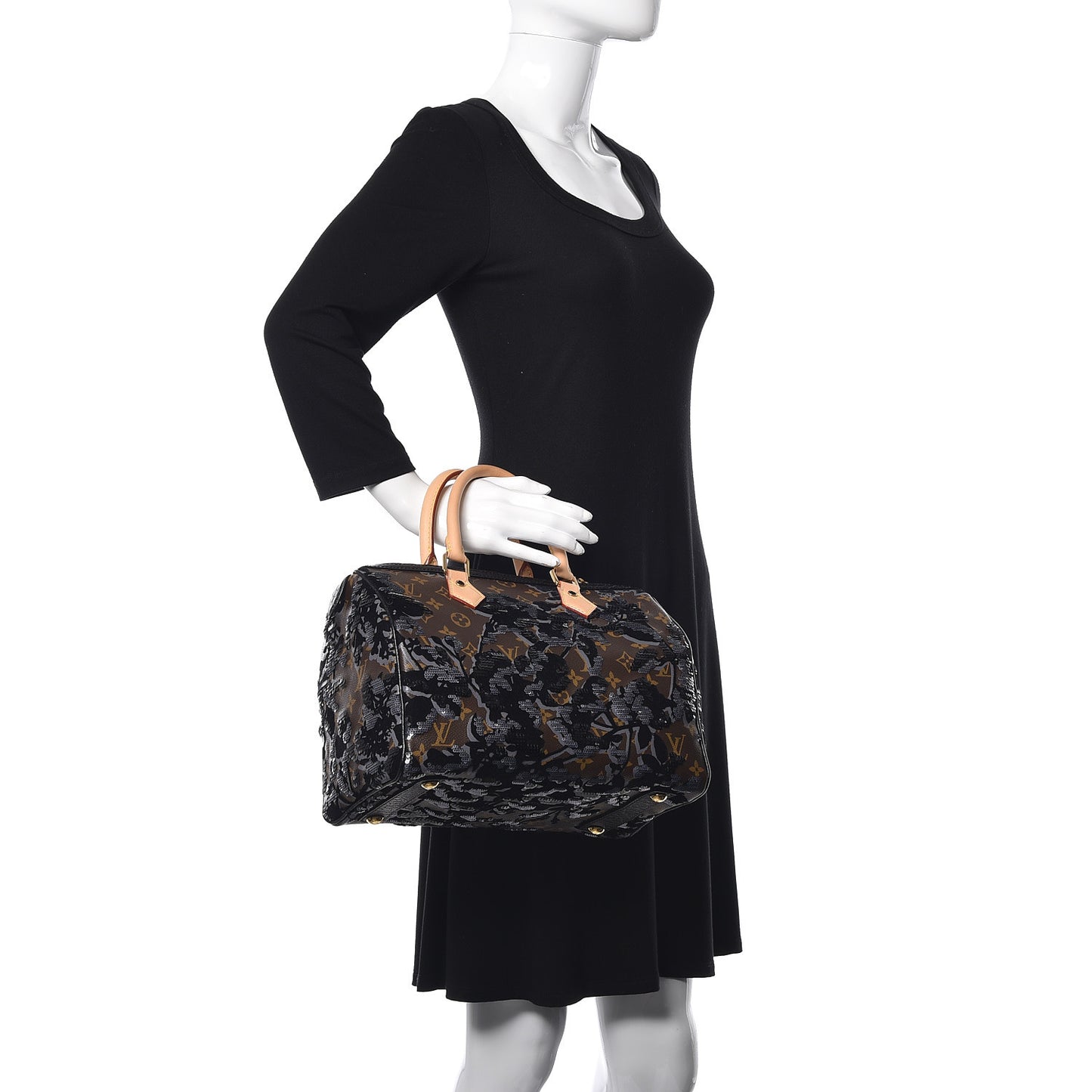 Monogram Fleur De Jais Sequins Speedy 30