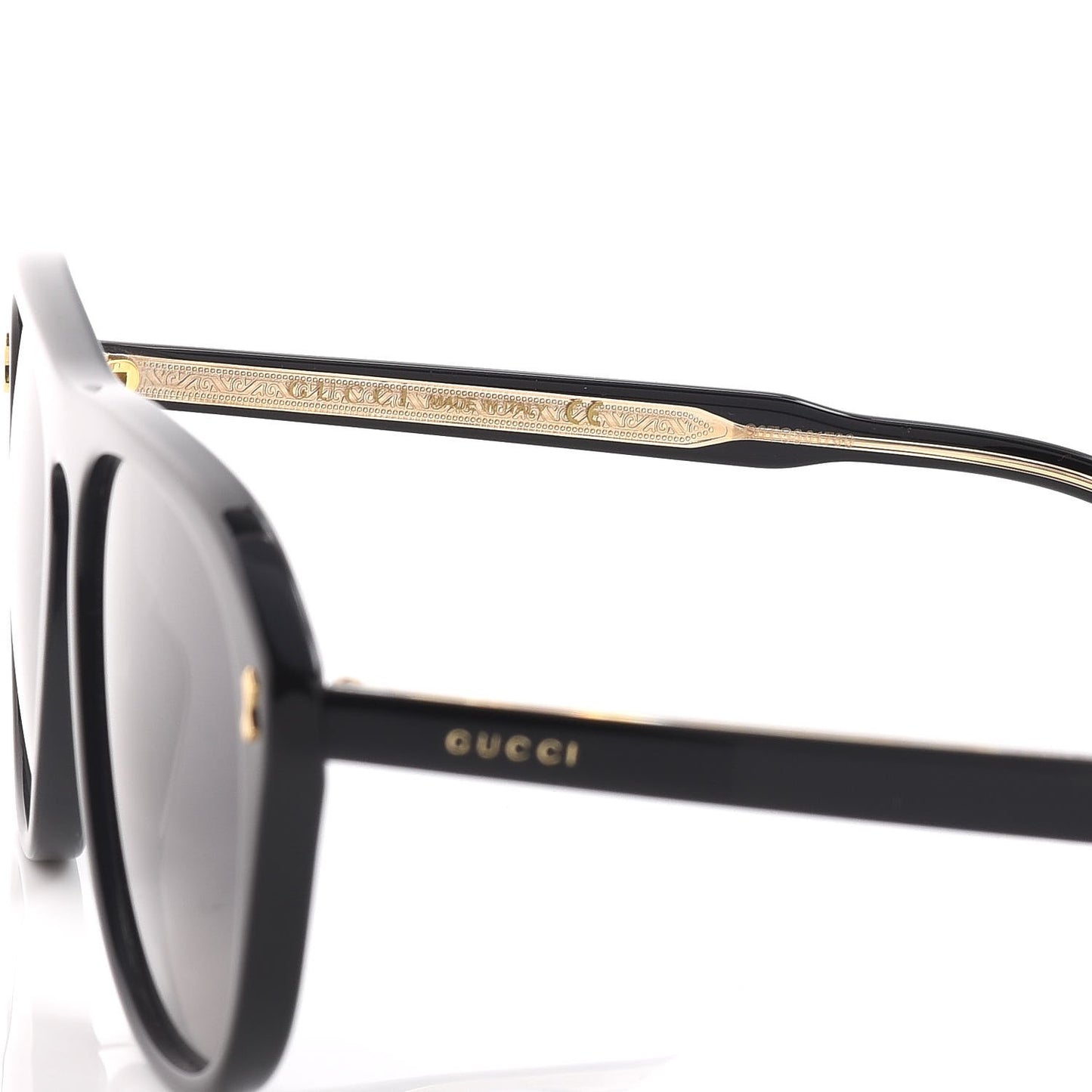 Aviator Sunglasses GG0128S Black