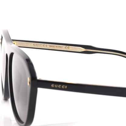 Gucci Aviator Sunglasses GG0128S Black 6 of 9
