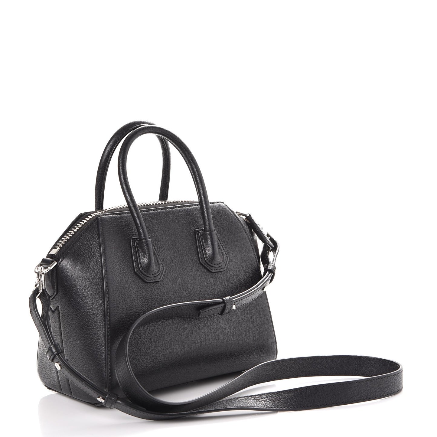 Sugar Goatskin Mini Antigona Black
