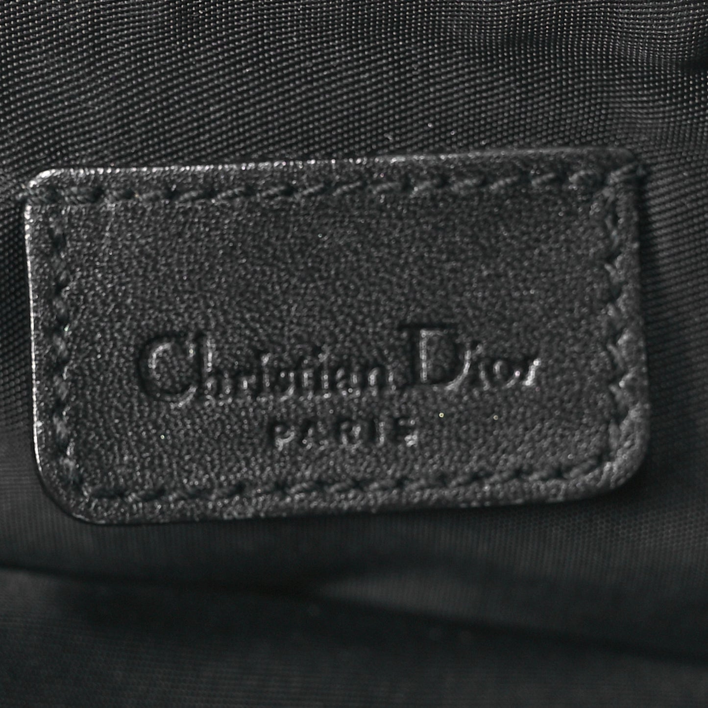 Monogram Mini Saddle Pochette Black