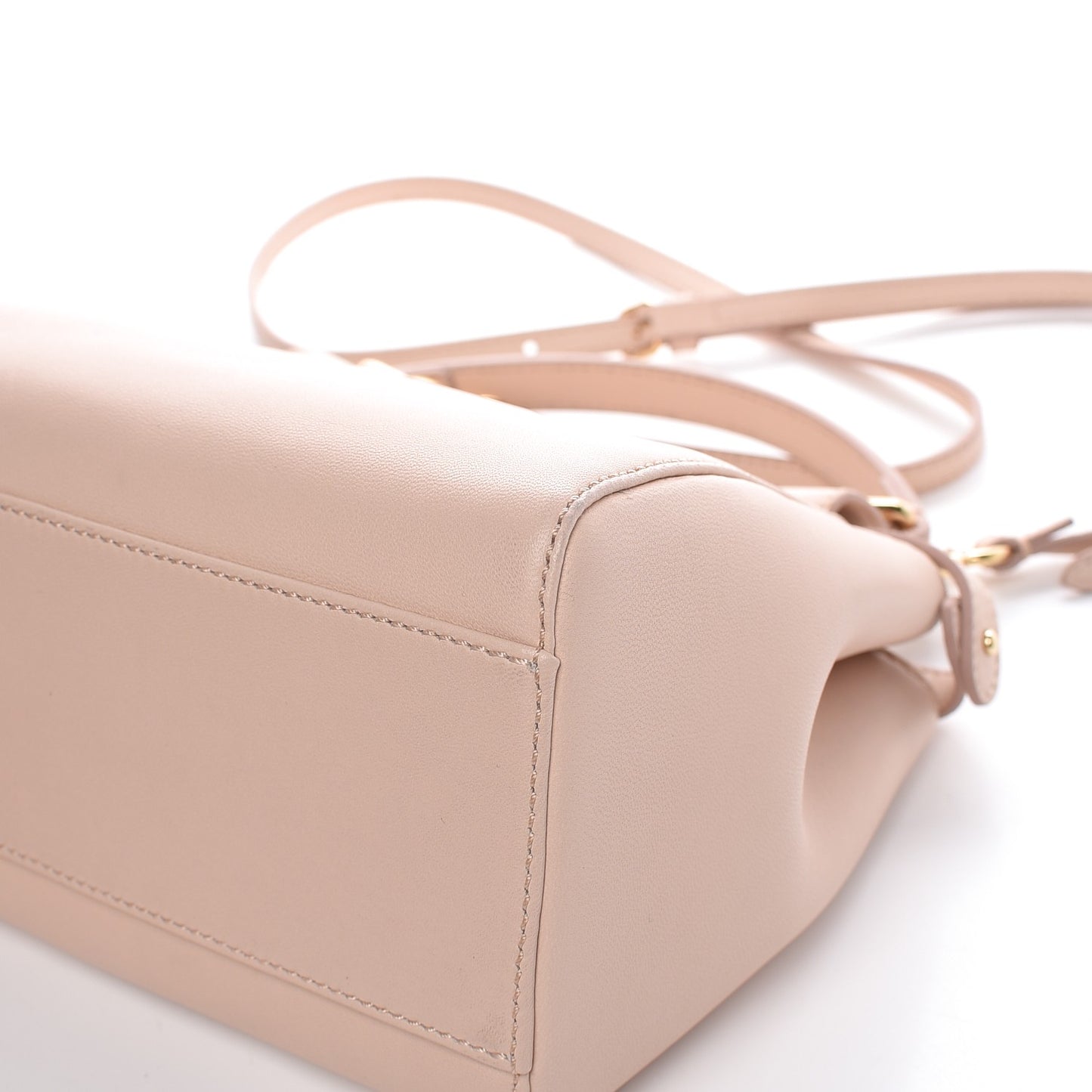 Nappa Mini Peekaboo Iconic Satchel Rosa Plaster