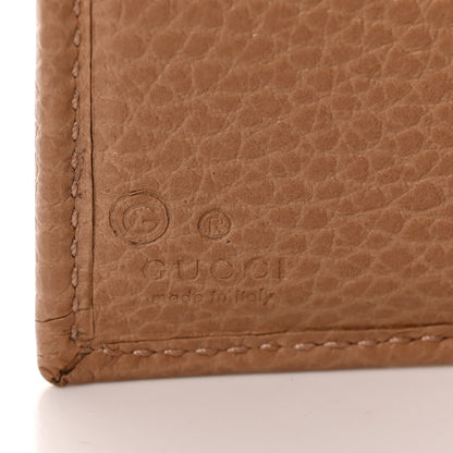 Gucci Dollar Calfskin Interlocking G French Wallet Camelia 7 of 11