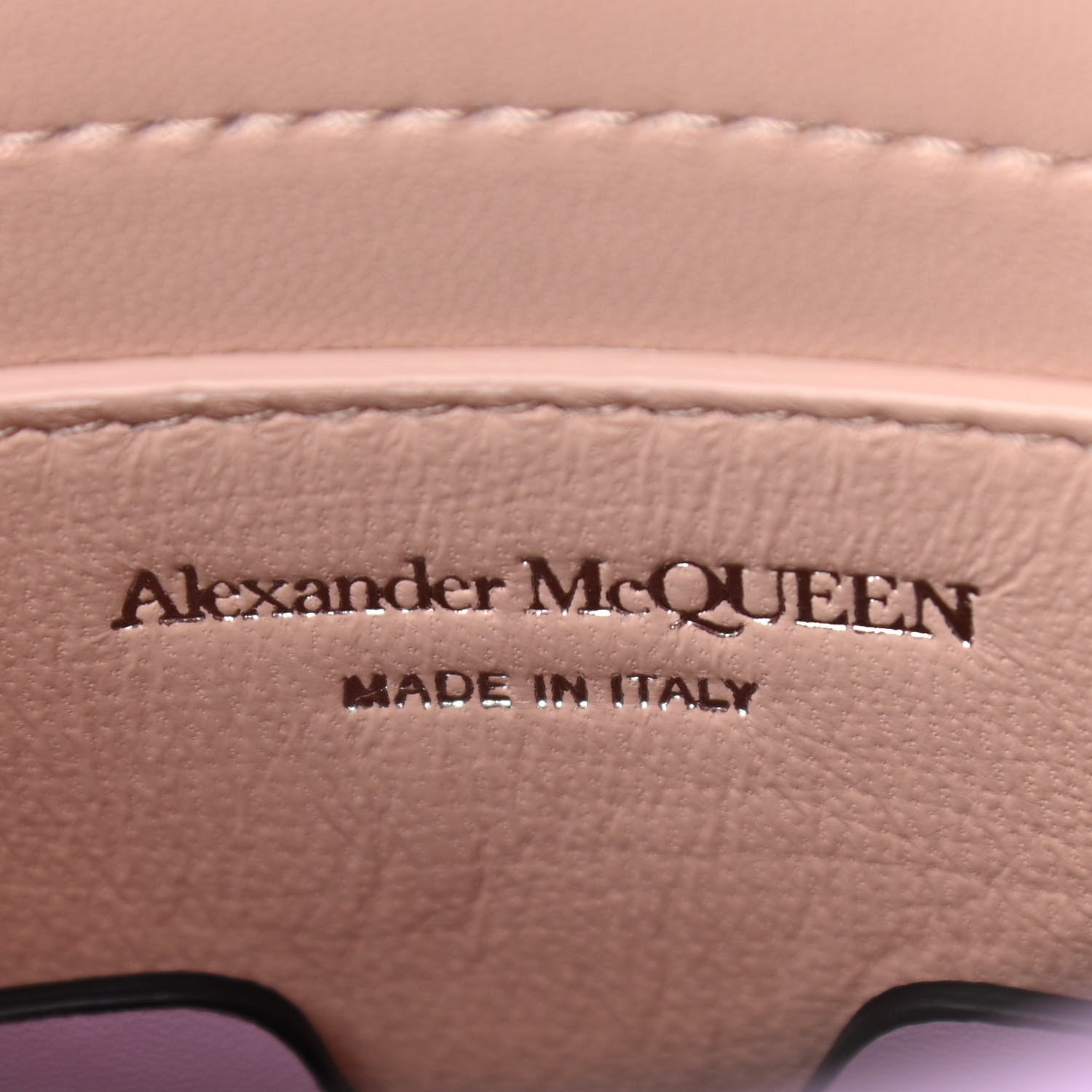 Alexander McQueen Calfskin The Curve Small Shoulder Bag Lilac 6 of 10