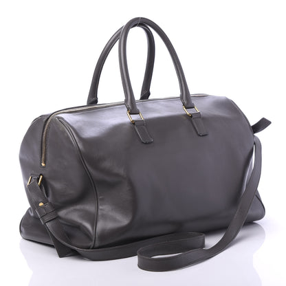 Saint Laurent Calfskin Classic Duffle 12 Earth 4 of 14