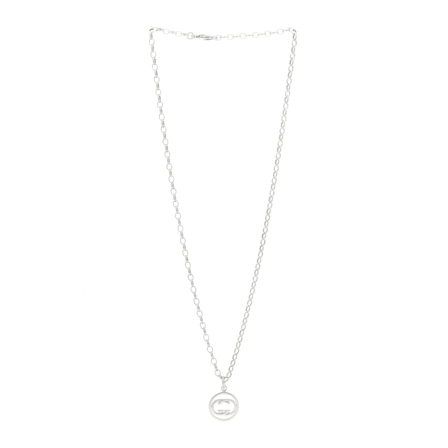 Gucci Sterling Silver Britt Necklace 3 of 5