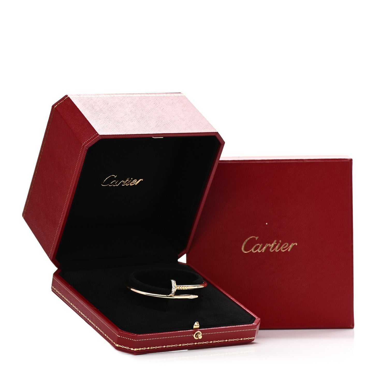 18K Yellow Gold Diamond Juste Un Clou Bracelet 16