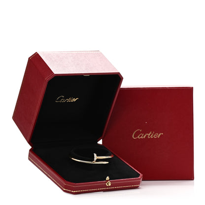 Cartier 18K Yellow Gold Diamond Juste Un Clou Bracelet 16 4 of 4