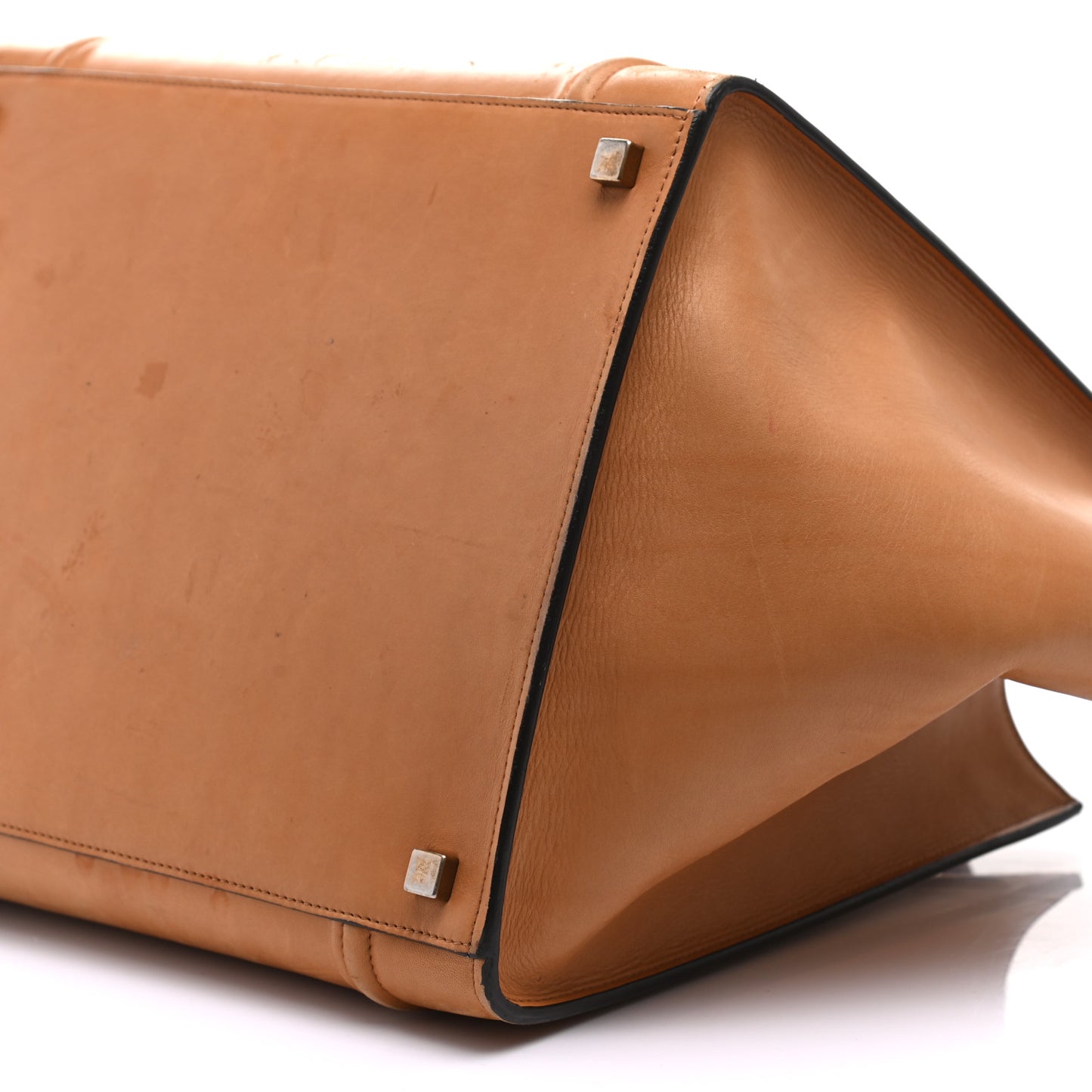 Natural Calfskin Medium Phantom Luggage Tan