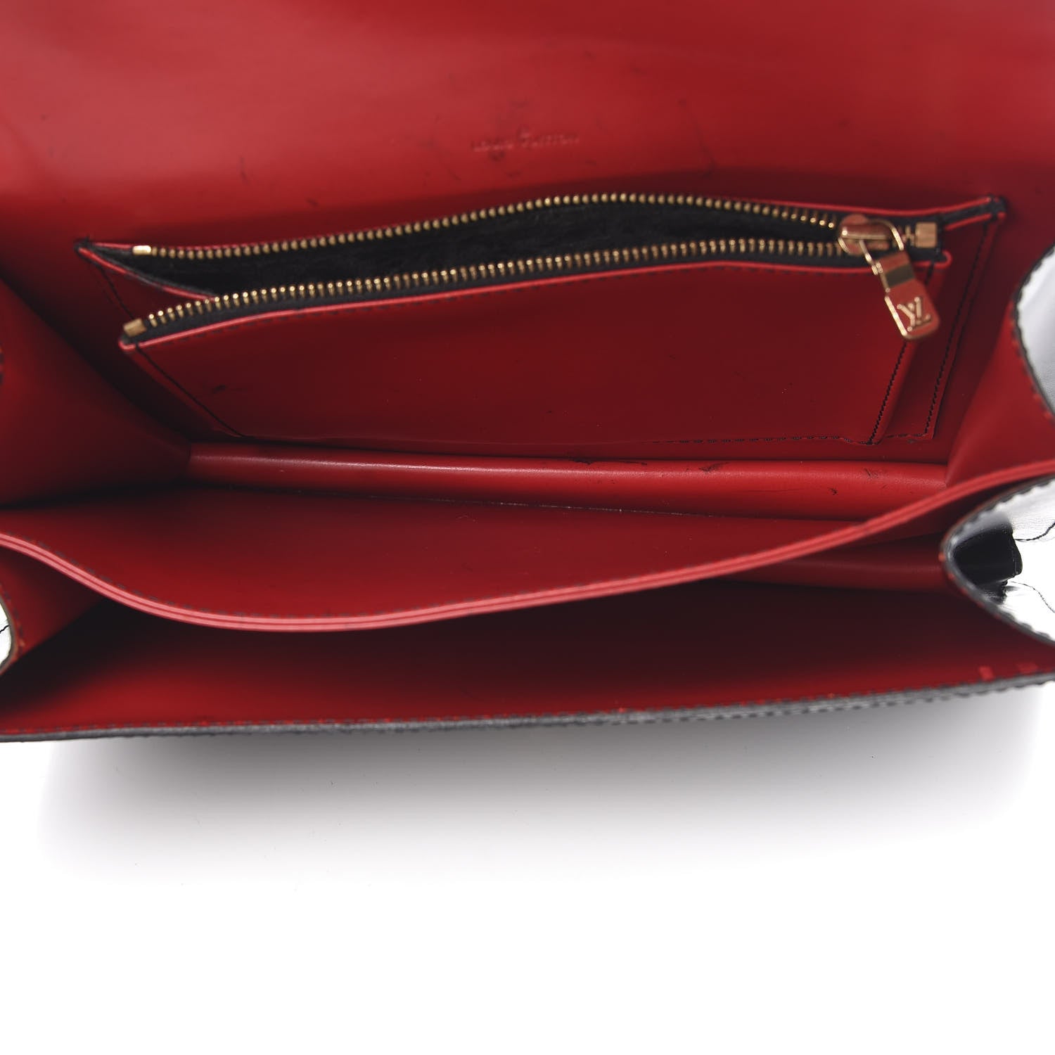 Louis Vuitton Epi Sac Friedland Black Red 5 of 20