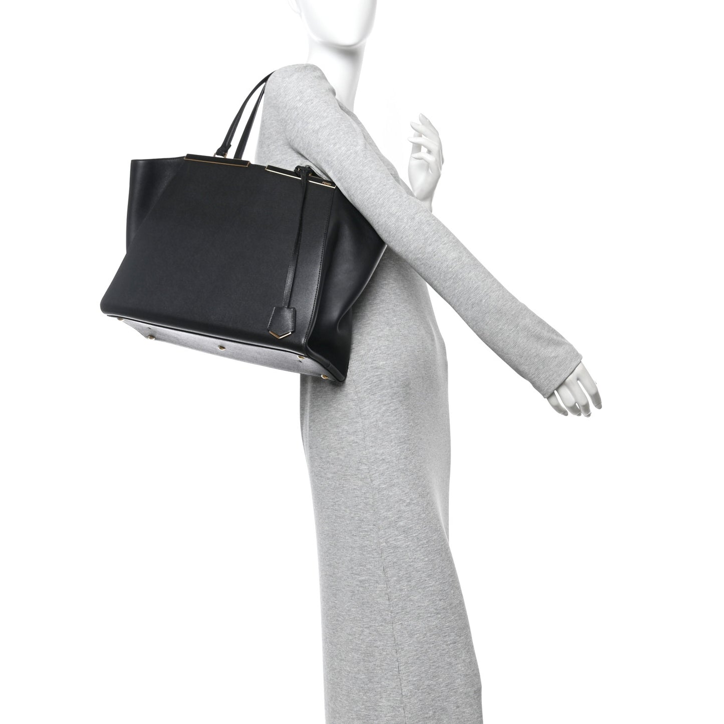 Vitello Elite Large 3Jours Tote Black