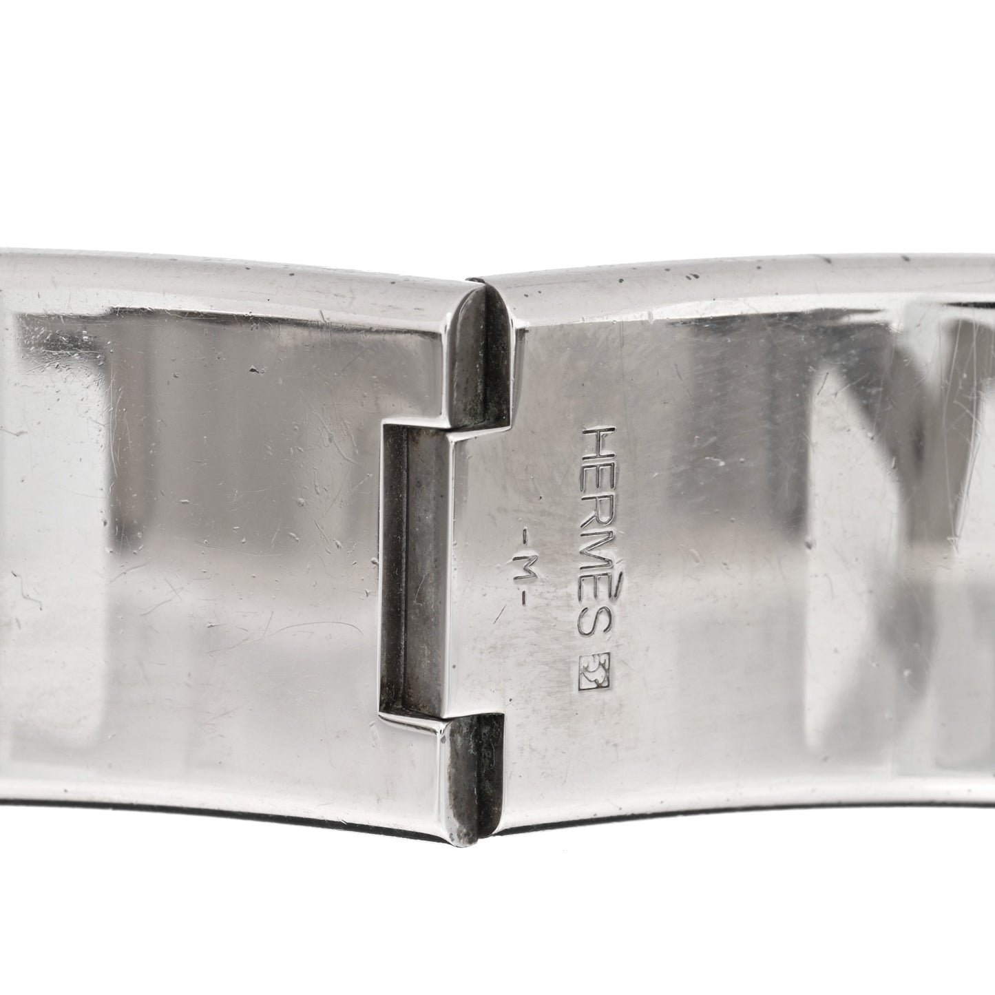 Enamel Wide Clic Clac H Bracelet GM Orange