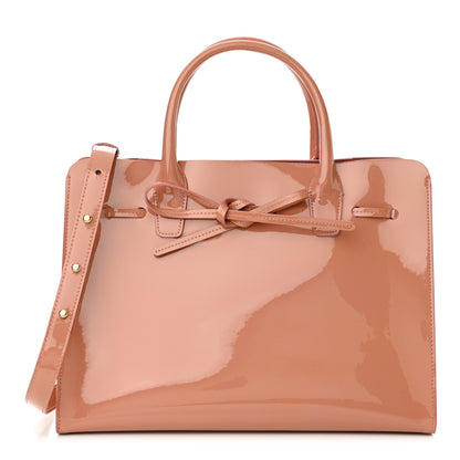 Mansur Gavriel Patent Sun Bag Blush 1 of 10