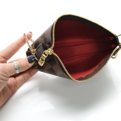 Louis Vuitton Damier Ebene Mini Pochette Accessories 5 of 7