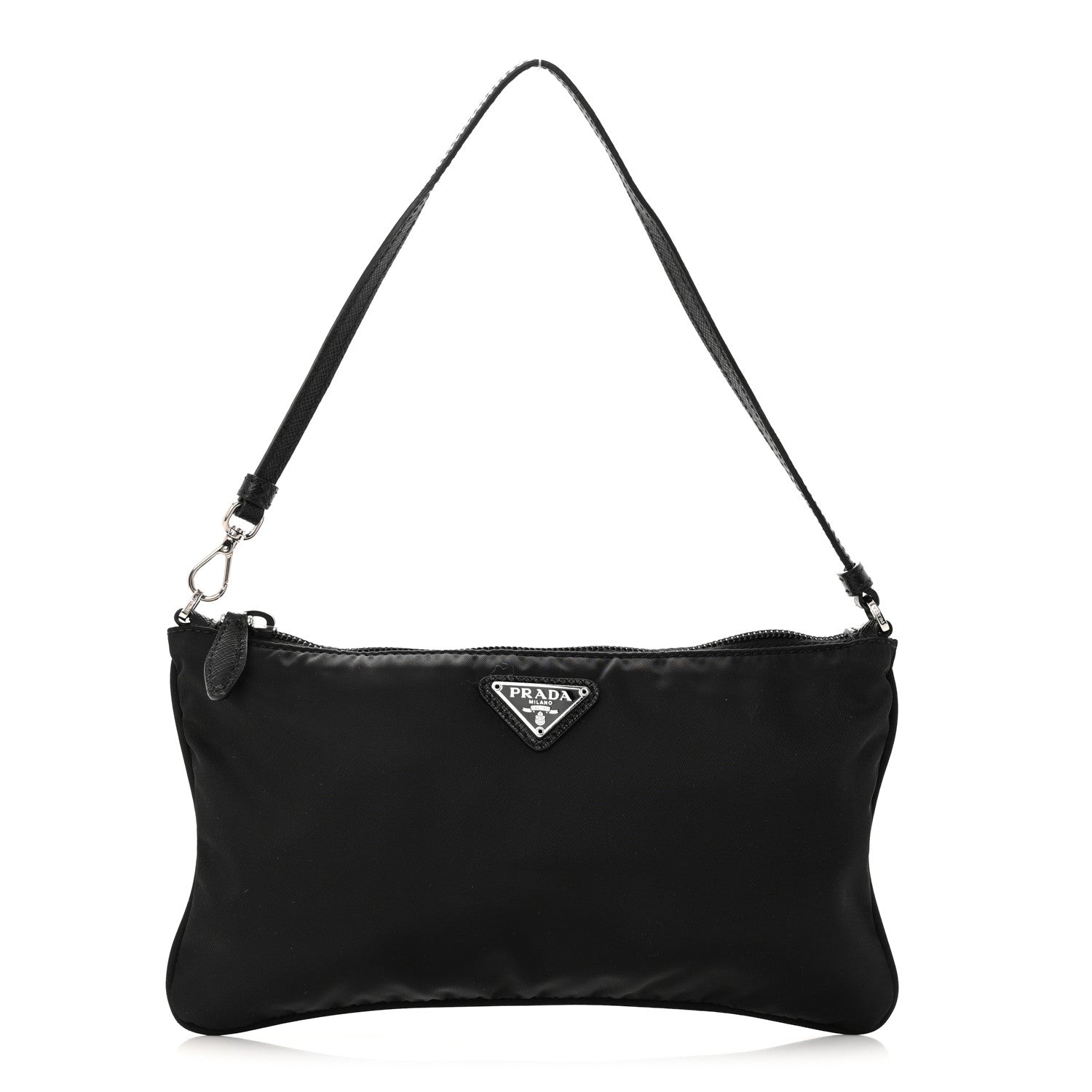 Prada Re-Nylon Vela Pouch Black 1 of 12