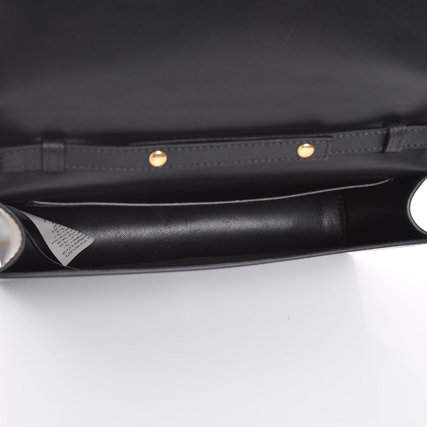 Calfskin Medallion Tribute Crossbody Black