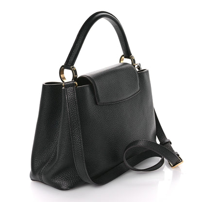 Louis Vuitton Taurillon Capucines BB Black Fuchsia 3 of 10