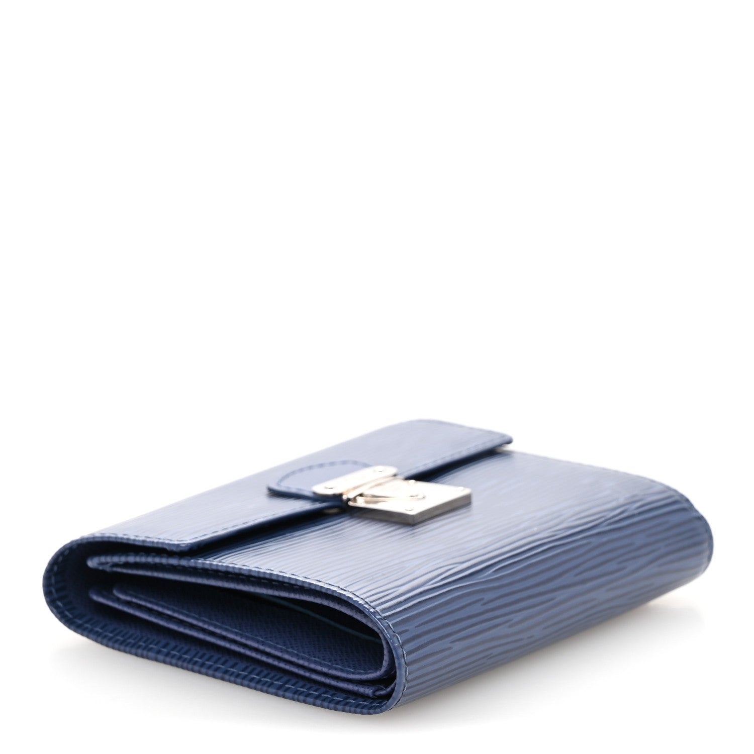 Louis Vuitton Epi Koala Wallet Blue 4 of 9