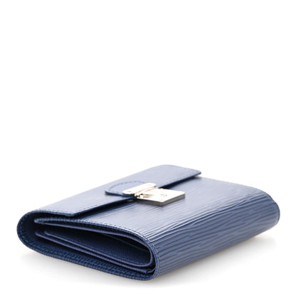Louis Vuitton Epi Koala Wallet Blue 4 of 9