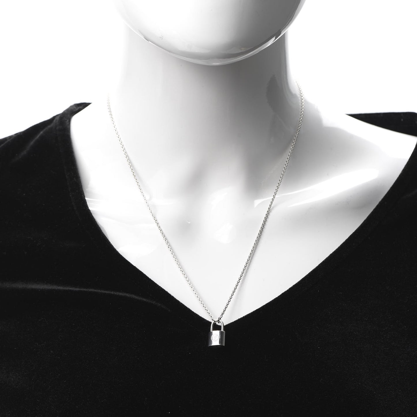 Sterling Silver Lockit Necklace