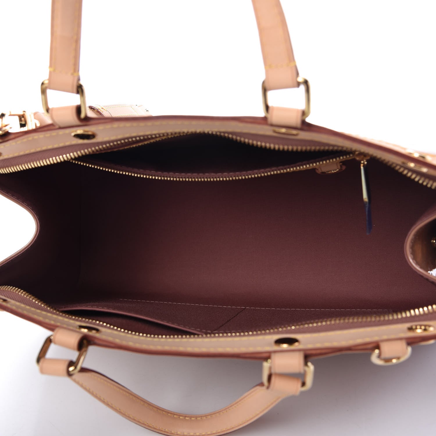 Louis Vuitton Vernis Brea MM Rose Velours 5 of 9