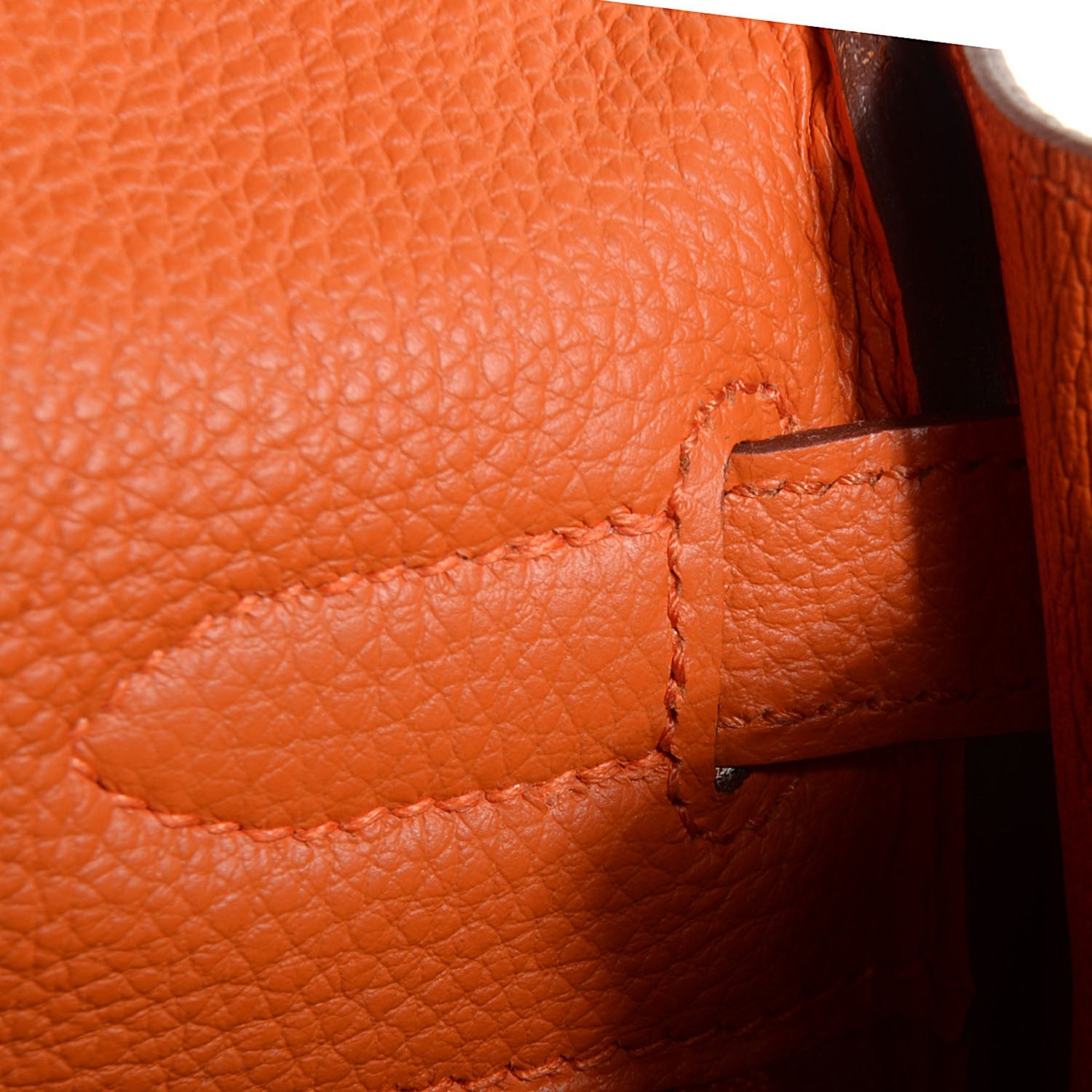 Hermes Togo Kelly Retourne 32 Orange 16 of 22