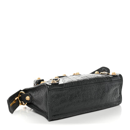Balenciaga Agneau Giant 12 Gold Hardware Mini City Gris Fossile 5 of 11