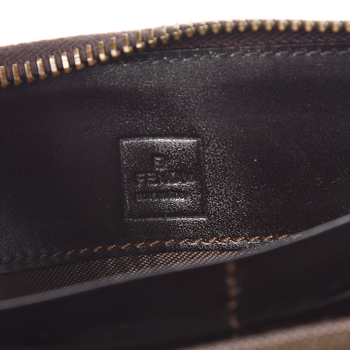 Zucchino Zip Around Wallet Dark Brown