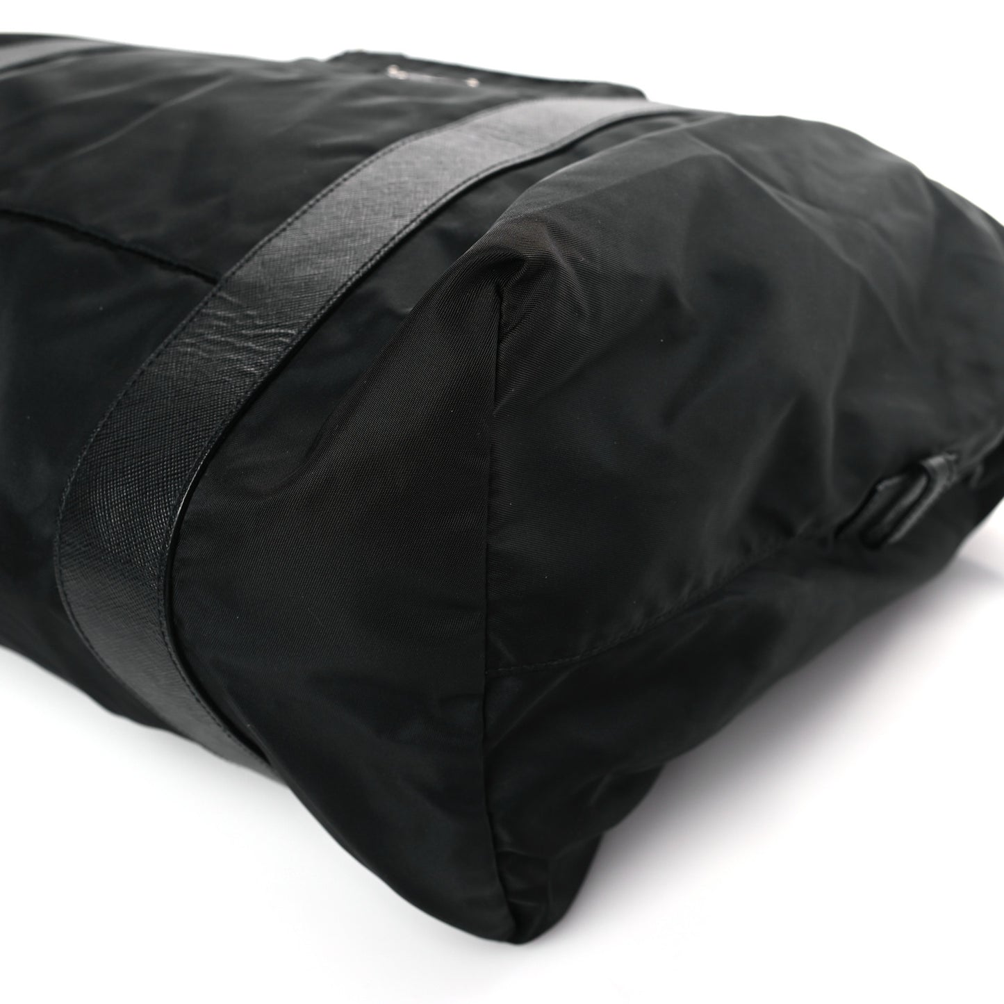 Tessuto Nylon Saffiano Tote Black