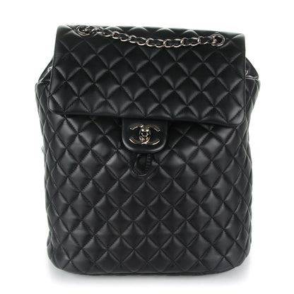 Chanel Lambskin Quilted Large Urban Spirit Backpack Black 1 of 8
