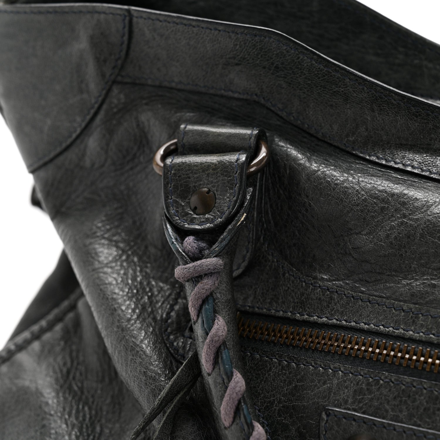 Balenciaga Agneau Classic Hardware City Anthracite 10 of 12