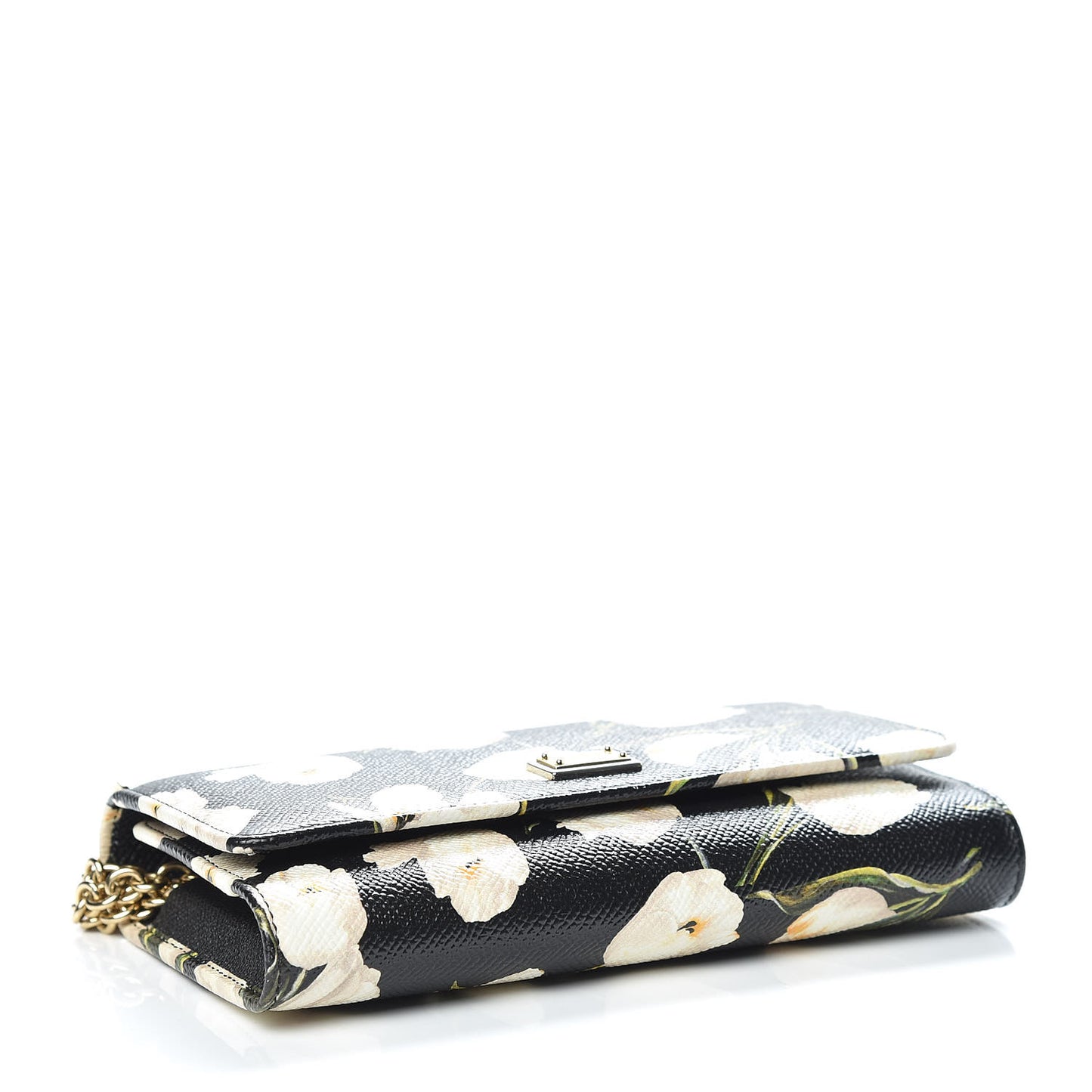 Dauphine Tulip Print Mini Von Bag Black