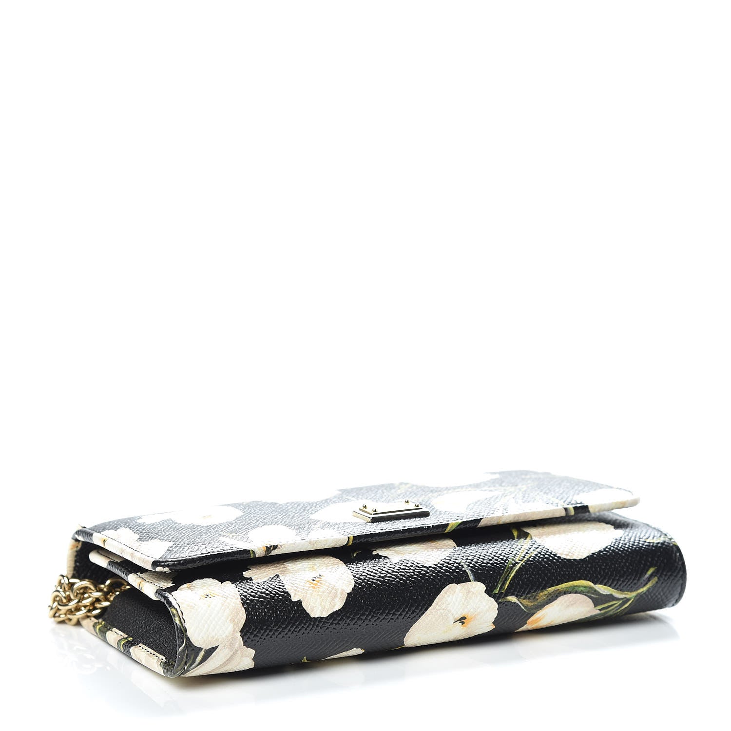 Dolce & Gabbana Dauphine Tulip Print Mini Von Bag Black 5 of 11