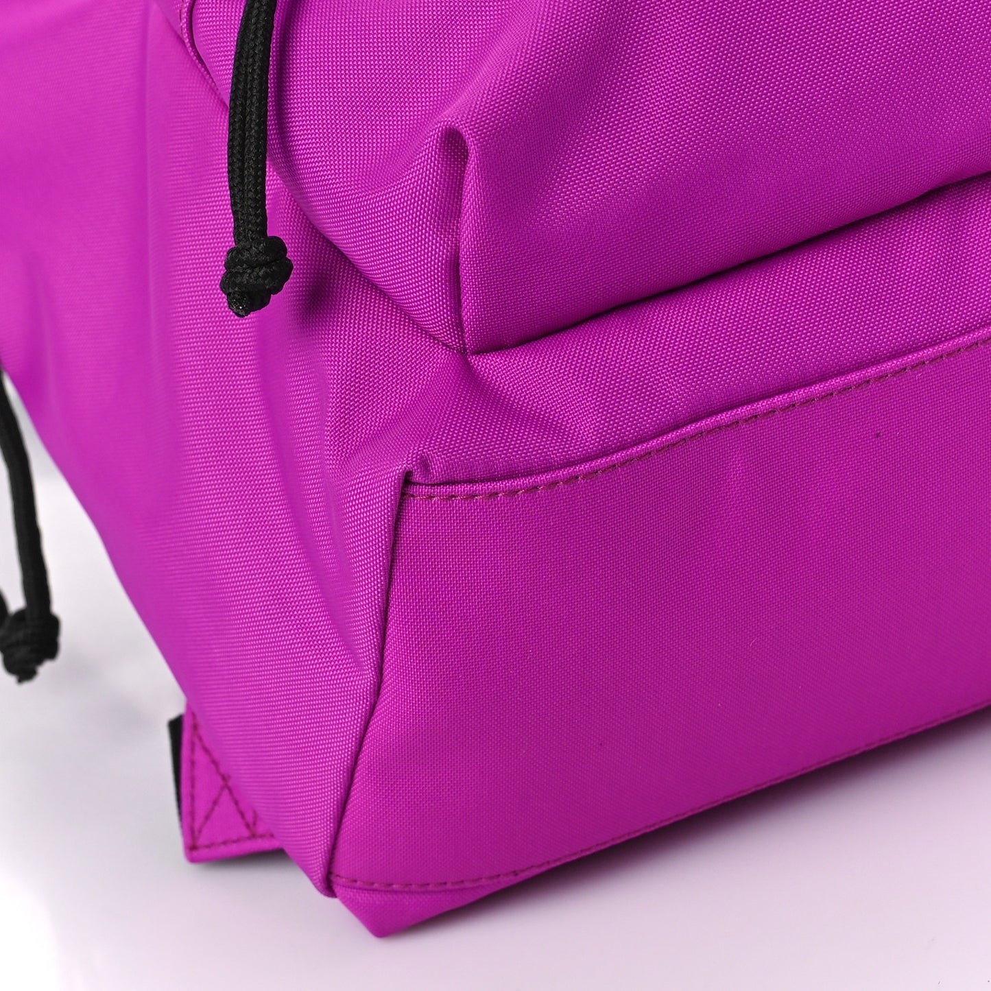 Sport Nylon Logo Embroidered S Wheel Backpack Fuchsia Black