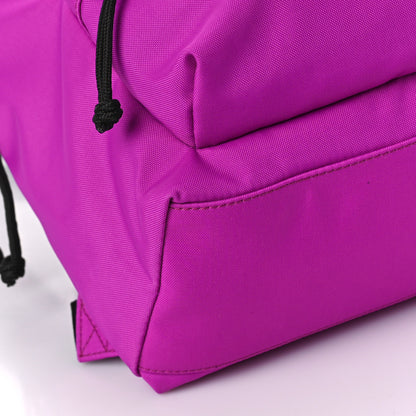 Balenciaga Sport Nylon Logo Embroidered S Wheel Backpack Fuchsia Black 7 of 8
