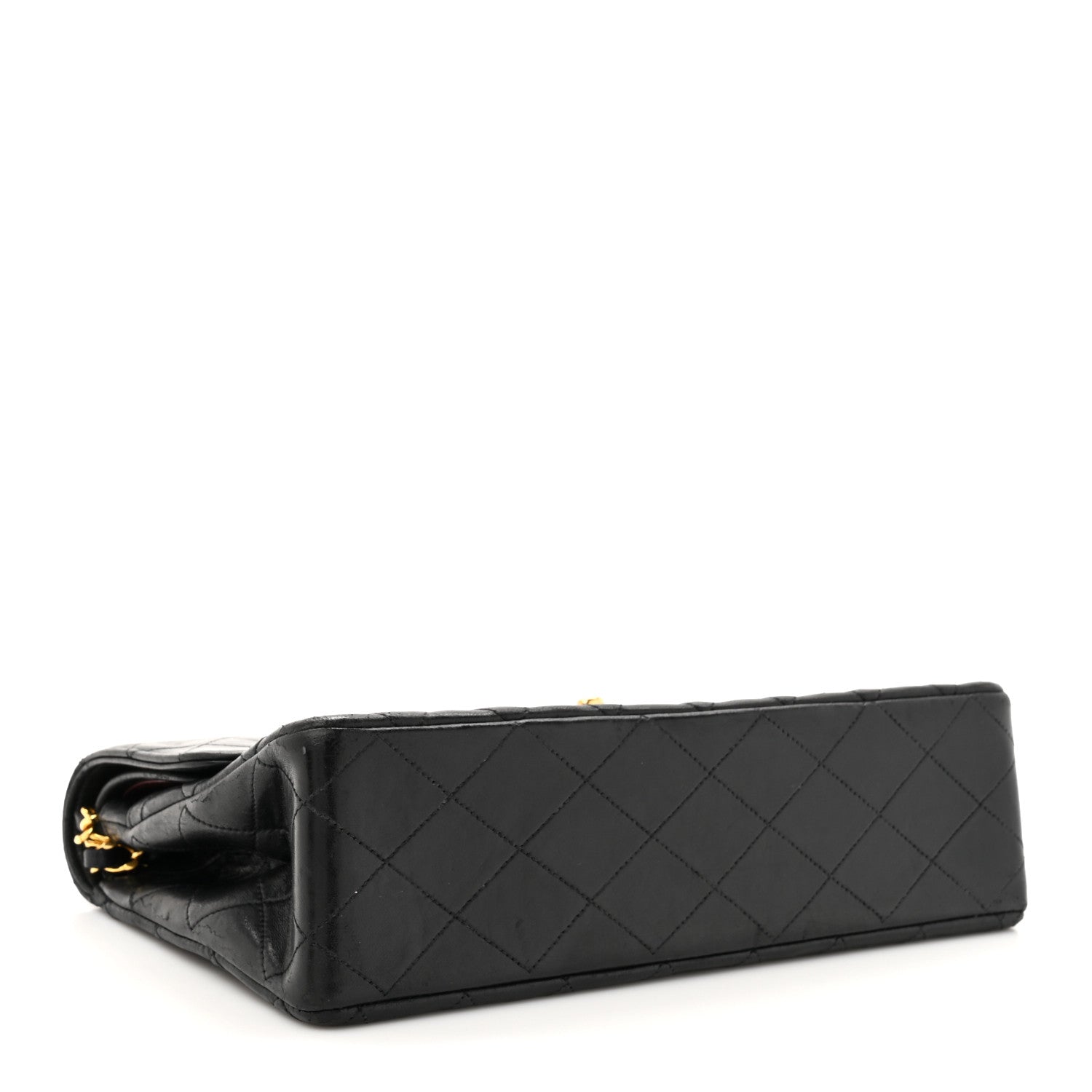 Chanel Lambskin Quilted Medium Double Flap Black 4 of 18