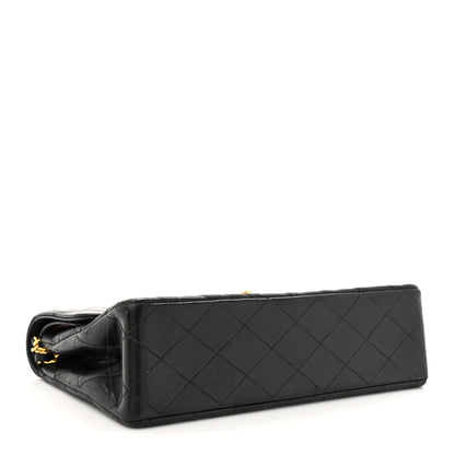 Chanel Lambskin Quilted Medium Double Flap Black 4 of 18
