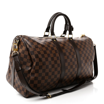 Louis Vuitton Damier Ebene Keepall Bandouliere 45 2 of 14