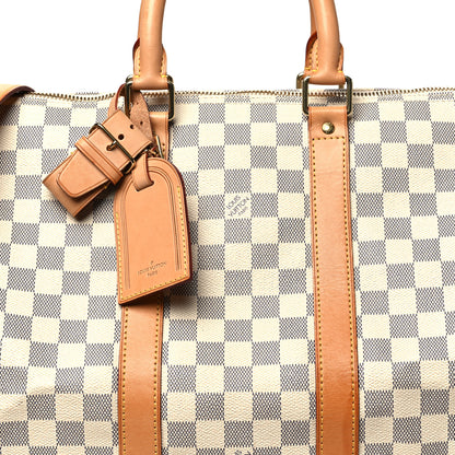 Louis Vuitton Damier Azur Keepall Bandouliere 45 6 of 8