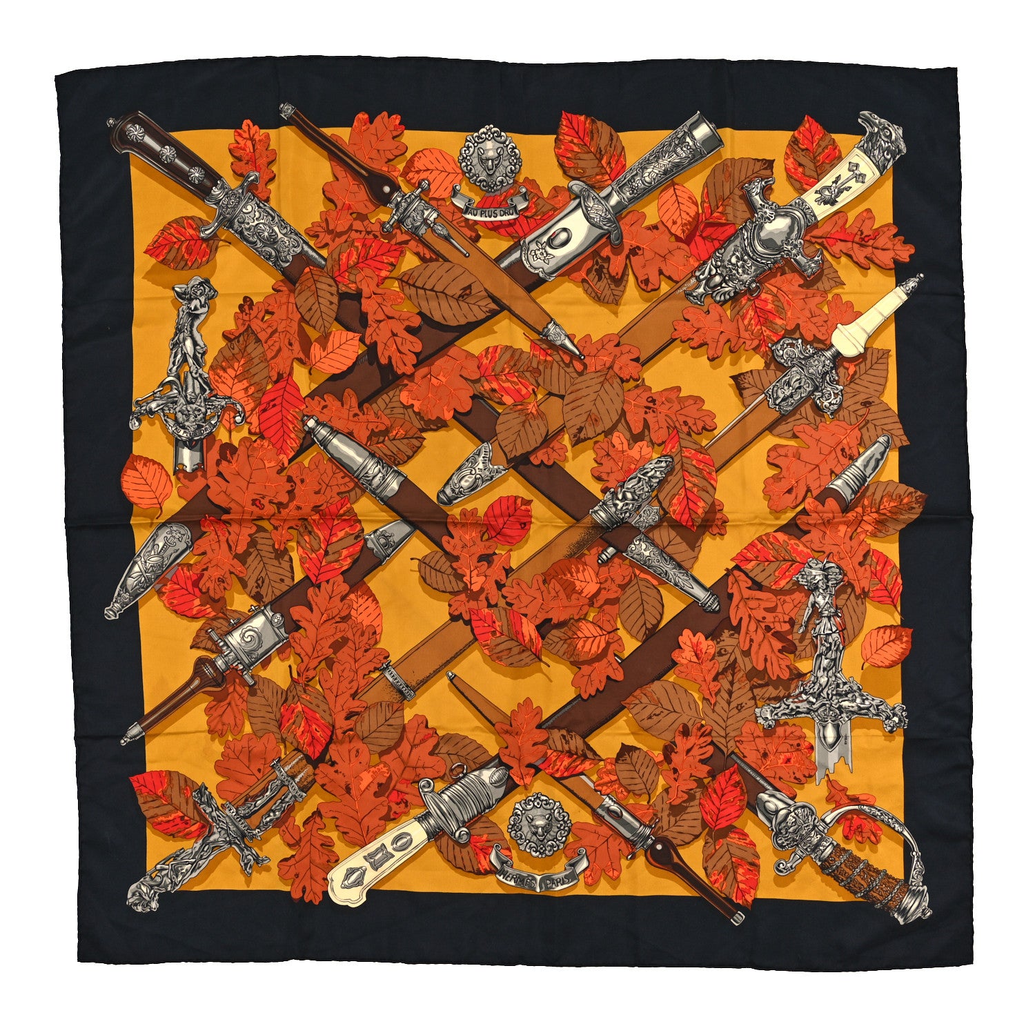 Hermes Silk Au Plus Dru Scarf 90 1 of 3
