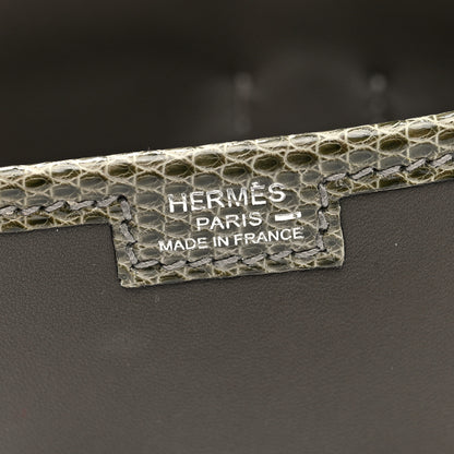 Hermes Swift Lizard Jige Elan Touch 29 Clutch Etain Ombre 6 of 7