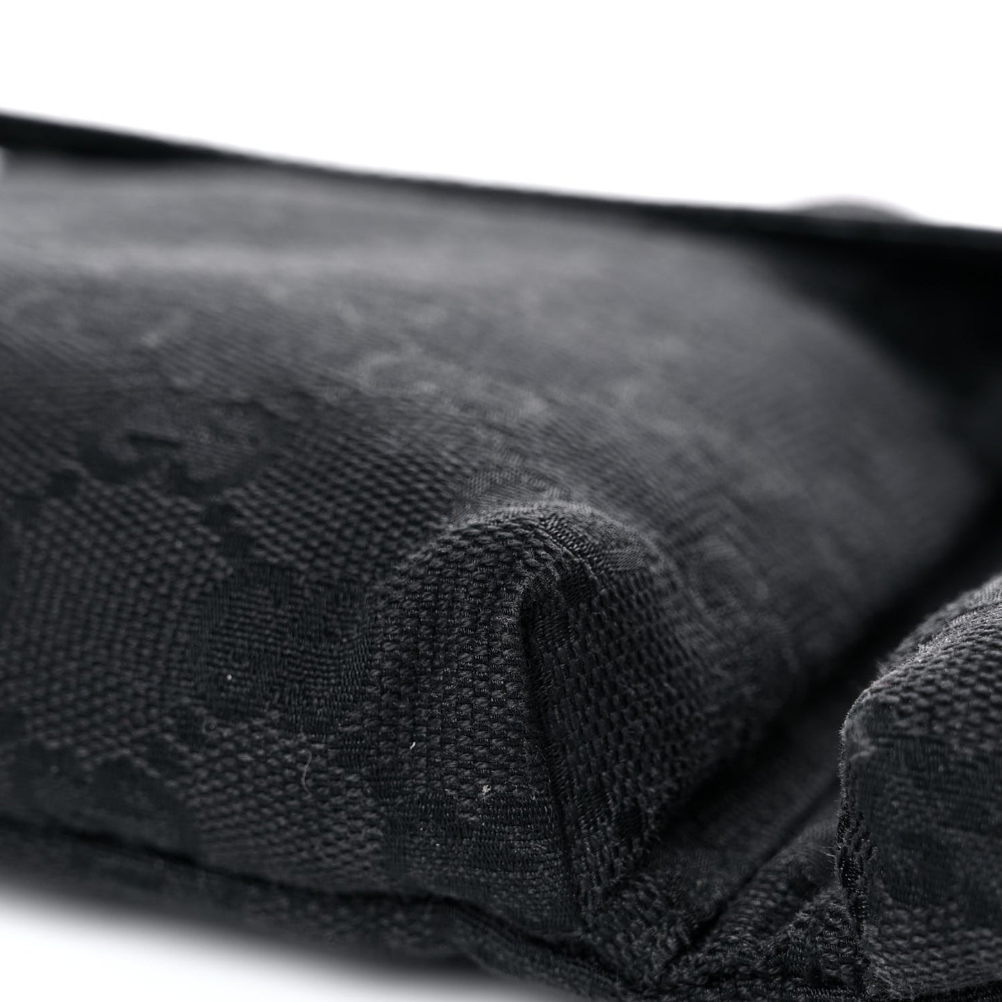 GG Monogram Double Pocket Belt Bag Black