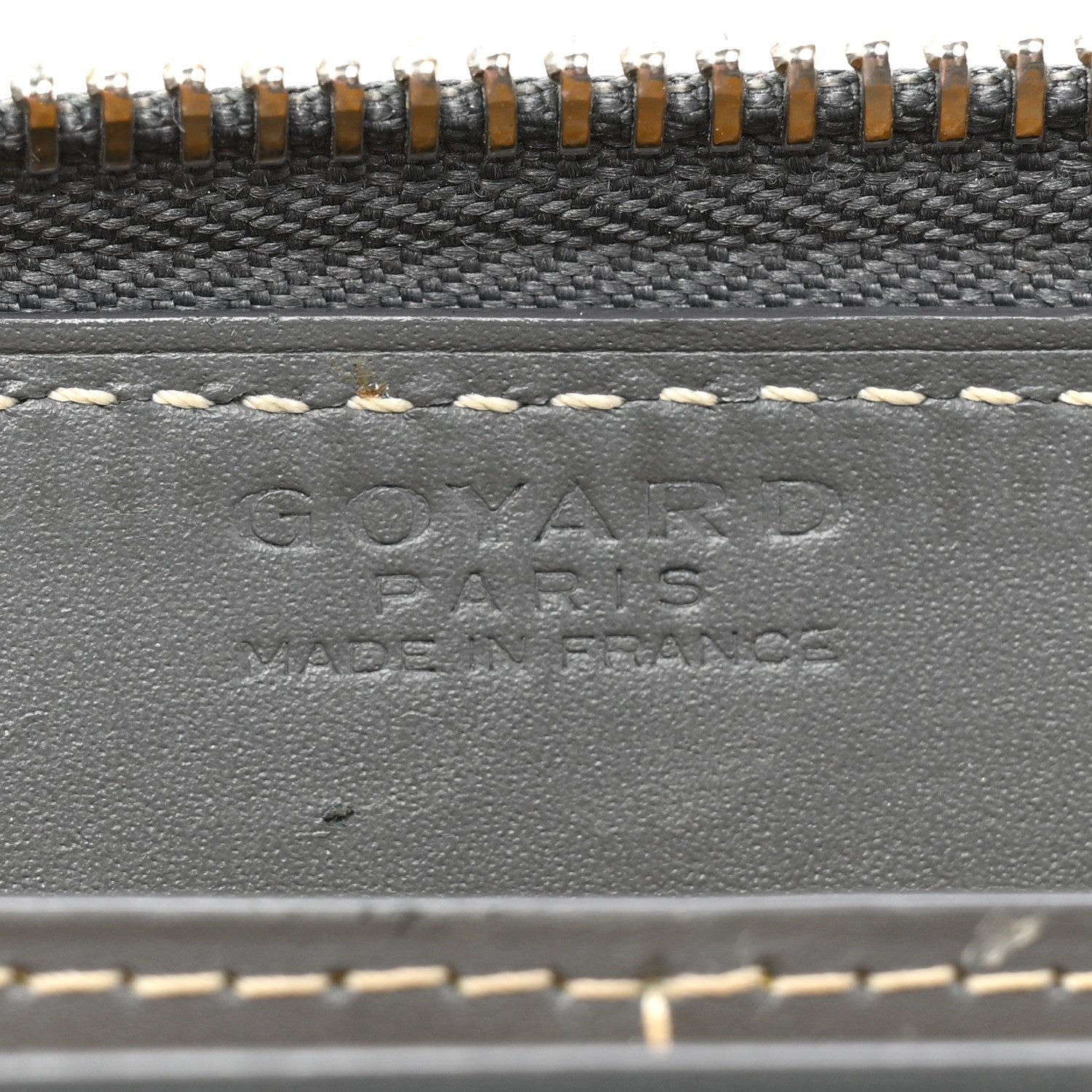 Goyard Goyardine Matignon Zip Around GM Wallet Grey 10 of 20