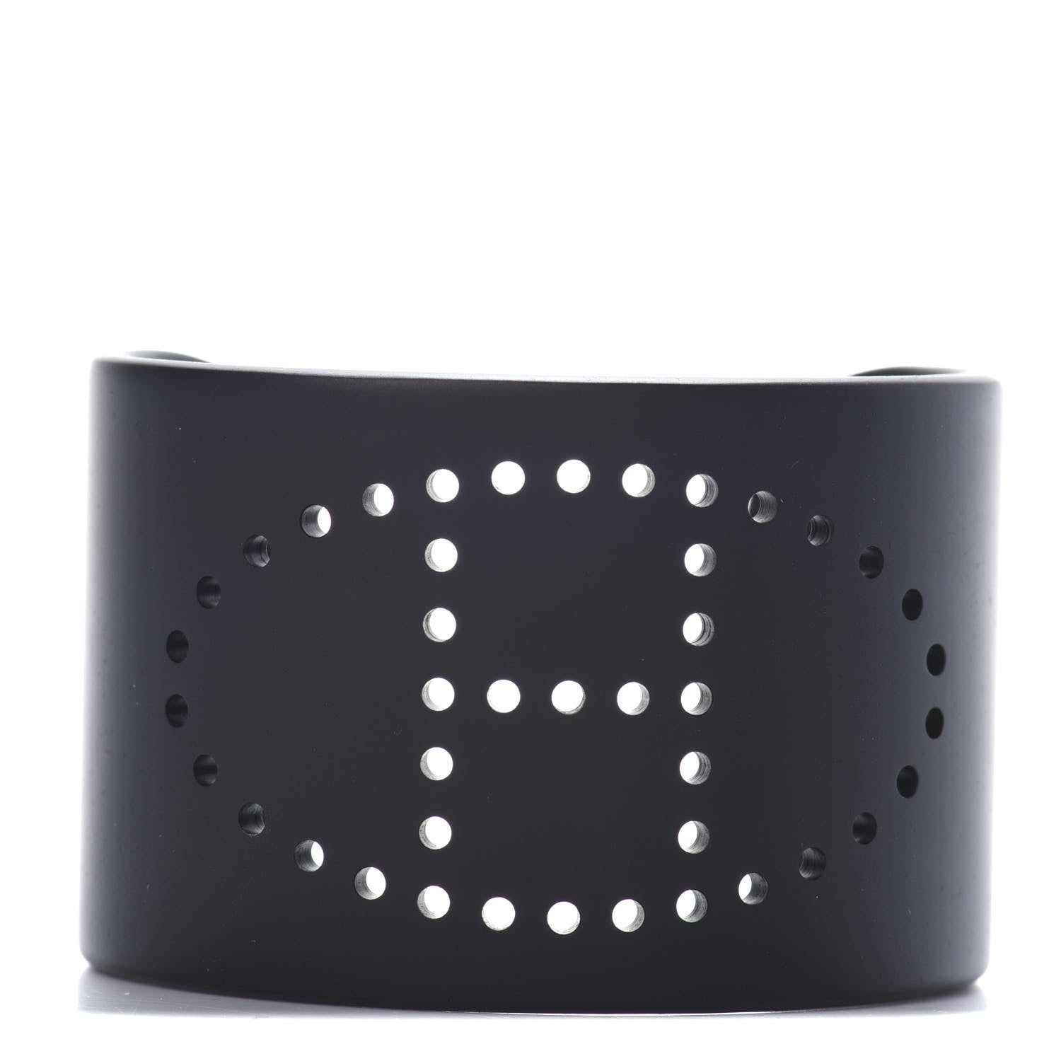 Hermes Aluminium Evelyne Sunset Cuff Bracelet T3 Black 1 of 4