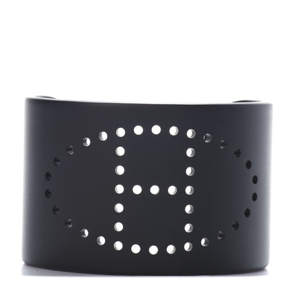 Hermes Aluminium Evelyne Sunset Cuff Bracelet T3 Black 1 of 4