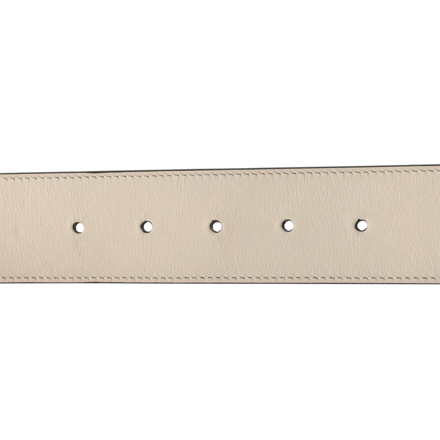 Calfskin Double G 40mm Belt 90 36 Mystic White